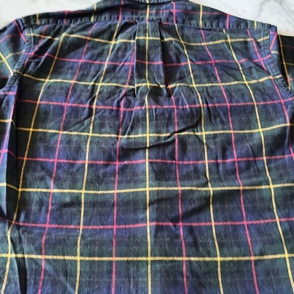 Polo Ralph Lauren Plaid Flannel Button Down Mens M - Picture 5 of 7